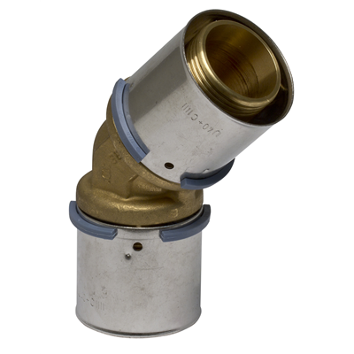 Uponor 40X40 UNIPIPE PRESSVINKEL 45GR